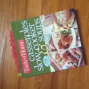 Free with purchase - Taste of Home casseroles, slow cooker, & soups cook book